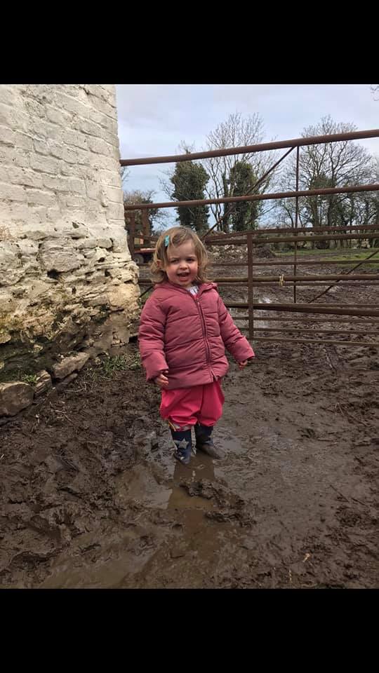 Those wellies came in handy!